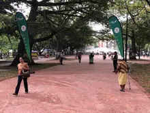 Paseo Bolívar del Parque Central, segunda megaobra culminada por la Administración Ospina