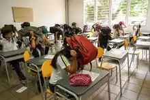 La I.E. Eustaquio Palacios se activó en el ‘Simulacro Nacional 2023’