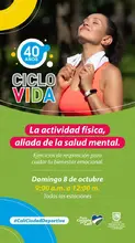 Con una jornada de actividad física, la Ciclovida promueve la salud mental de caleñas y caleños