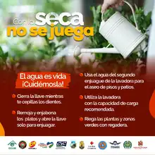 Se recomienda más ahorro de agua en esta temporada seca