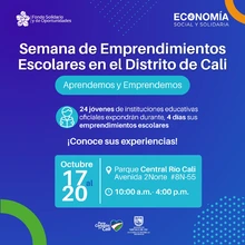 Inició la ‘Semana de Emprendimientos Escolares: aprendemos y emprendemos’