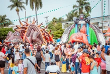 Más de 10.000 caleños se gozaron  la  Ciudadela de la Alegría,  en el marco de Halloween