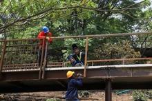 Con la estabilización del talud avanza cimentación del ‘puente verde’ sobre la avenida de Los Cerros 