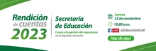 Segunda rendición de cuentas - 2023