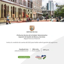 Con diálogo virtual y presencial, Unidad de Bienes y Servicios hará balance de gestión en Cali