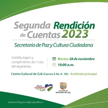 Segunda rendición de cuentas 2023
