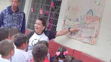 Con juegos, estudiantes de jardín promueven el respeto