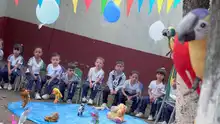 Con juegos, estudiantes de jardín promueven el respeto