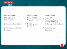 Programación Noviembre 16