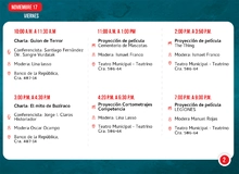 Programación Noviembre 17