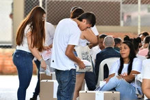 En el coliseo El Pueblo caleños se dieron cita para votar