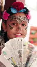 Disfraces ecológicos marcaron la celebración de niñas y niños en su día
