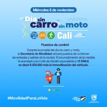 ABC del ‘día sin carro y moto’ en Cali