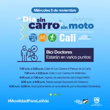 ABC del ‘día sin carro y moto’ en Cali