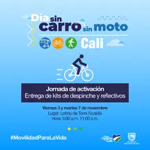 ABC del ‘día sin carro y moto’ en Cali