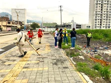 Levantamientos de cambuches buscan recuperar espacios para el área de renovación urbana. 