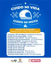 ‘Cuido mi vida, cuido mi moto’, campaña por el cuidado de los motociclistas