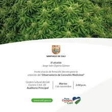 Mañana, firma del Decreto que crea Observatorio sobre cannabis medicinal