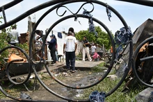 Se entregaron ayudas humanitarias a damnificados del sector Villa Uribe, Comuna 13