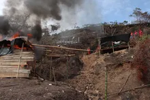 Autoridades distritales realizan operativo de restitución en el Cerro de la Antena