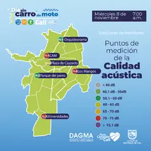 Cali inició el ‘día sin carro’ con ICA aceptable