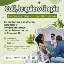 Gran feria de servicios públicos ´Cali, te quiero limpia´