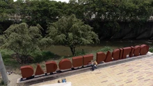 Así avanza el proyecto movilizador Parque Pacífico, con sus letras monumentales listas para recibir a los visitantes y estructuras que se instalan para alojar las artesanías, bebidas y cocinas tradicionales como parte del recorrido cultural. 
