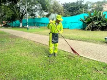 La Uaesp enlució el Parque de La Música, en la Comuna 2