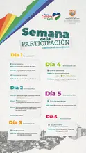 cronograma de la semana de participación ciudadana 2023