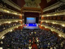 Ochocientos niños se graduaron como Pioneros de Paz 