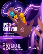 IPC al Bulevar será escenario contra la violencia hacia la mujer