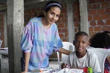 ‘Pintando Valores’, iniciativa comunitaria  que siembra oportunidades a través del arte. 