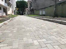 Así lucen las vías adoquinadas del barrio El Limonar en Cali