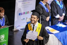 Listos para el mercado laboral, beneficiarios de Todas y Todos a Estudiar certificados en el IPC