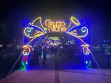 Con alegría, música y baile se vivió la inauguración del Alumbrado Navideño en el Bulevar de Oriente