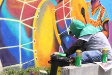 La chirimía llena de color el Bulevar de Oriente