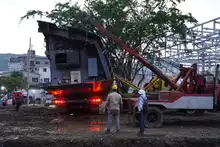 Continúa con éxito el traslado del buque ARC Jaime Eduardo Cárdenas al Parque Pacífico