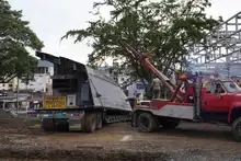 Continúa con éxito el traslado del buque ARC Jaime Eduardo Cárdenas al Parque Pacífico