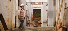 Mónica, la ingeniera que impulsa la obra del Instituto Popular de Cultura sede El Lido