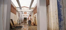 Mónica, la ingeniera que impulsa la obra del Instituto Popular de Cultura sede El Lido