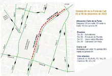 Conozca los cierres viales para eventos de la Feria de Cali 2023