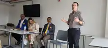 La nueva secretaria de Educación, Leidy Tatiana Aguilar, inició trabajo con los funcionarios del organismo