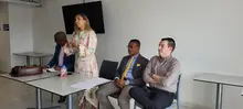 La nueva secretaria de Educación, Leidy Tatiana Aguilar, inició trabajo con los funcionarios del organismo