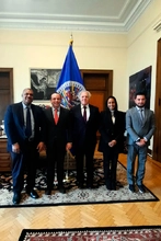 En la capital de Estados Unidos, alcalde Eder fortalece apoyos para trabajar por los migrantes y las personas menos favorecidas