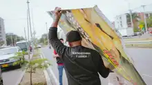 Alcaldía de Cali retiró publicidad exterior no autorizada para recuperar el espacio público en la ciudad