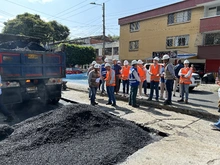 Secretaría de Infraestructura inició los trabajos de recuperación de la malla vial de Cali