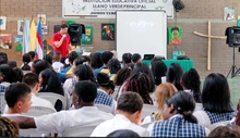 En el marco de la conmemoración de las Manos Rojas dejamos una huella de paz y solidaridad en Llano Verde