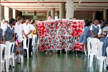 En el marco de la conmemoración de las Manos Rojas dejamos una huella de paz y solidaridad en Llano Verde