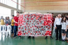 En el marco de la conmemoración de las Manos Rojas dejamos una huella de paz y solidaridad en Llano Verde