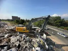 Recuperamos la limpieza de Cali: inicia evacuación en Estación de Transferencia de escombros de la carrera 50 